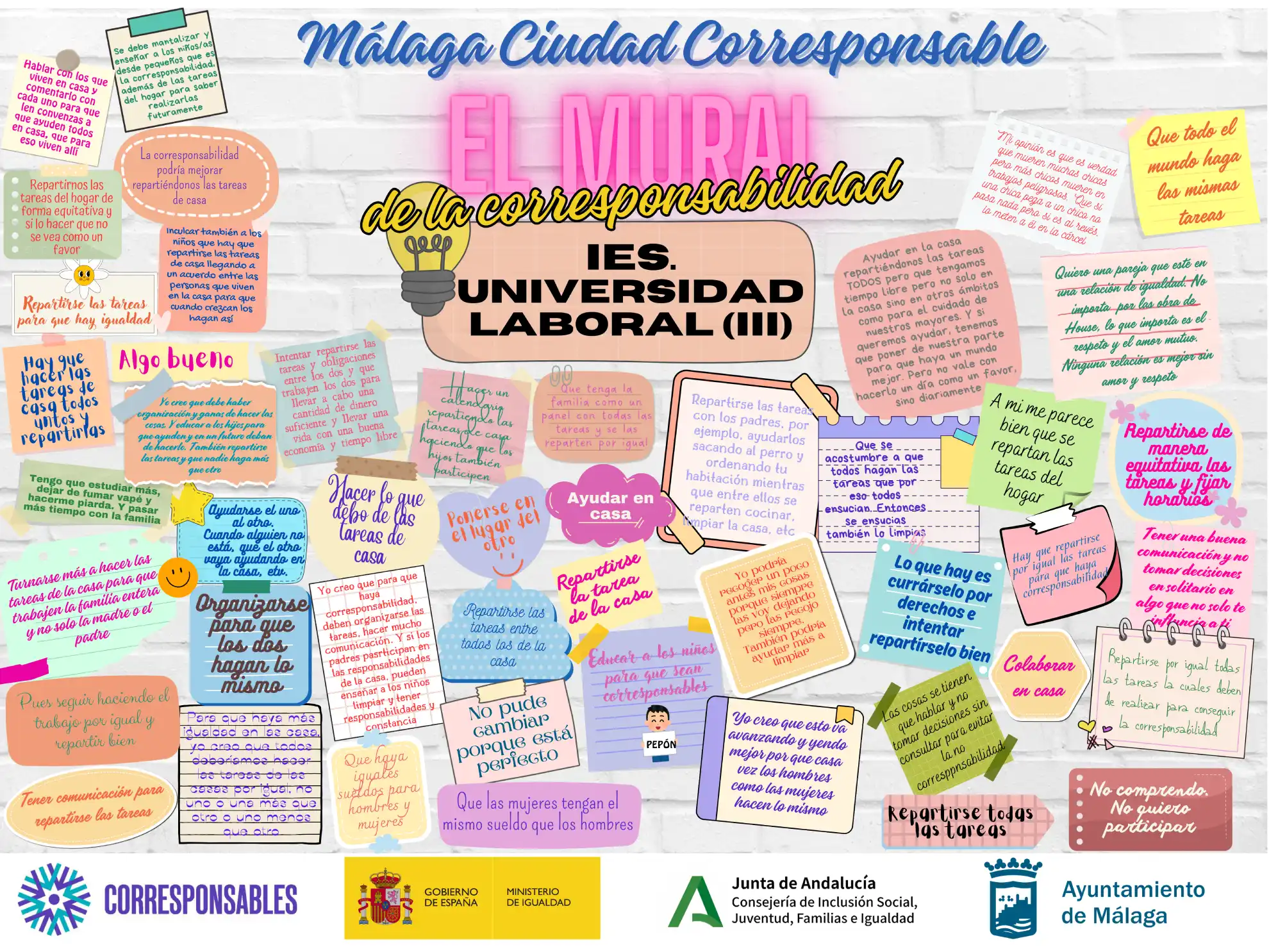7. Mural corresponsabilidad Universidad Laboral (Ill) 16.04.24 y 18.04.24